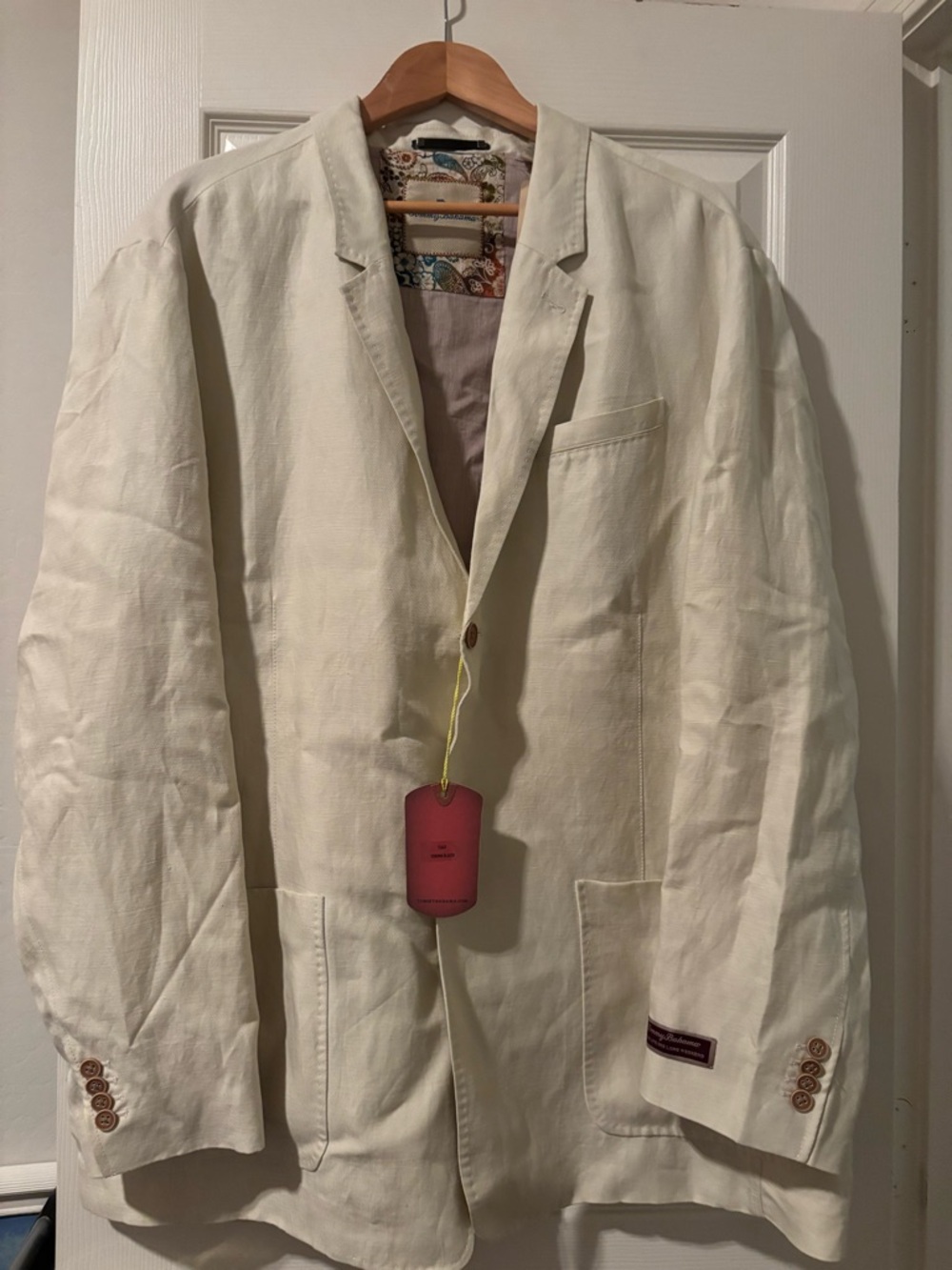Tommy Bahama Warm Sand Blazer with Paisley Lining